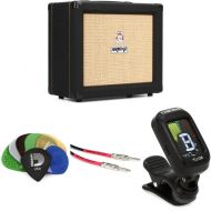 Orange Crush 35-watt Combo Essentials Bundle - Black