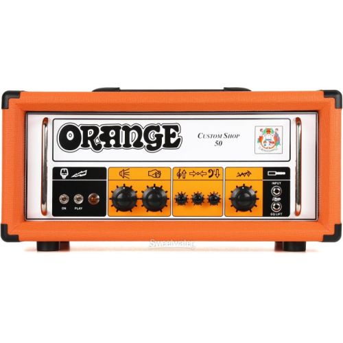  Orange CS50 Custom Shop 50-watt Tube Head Demo
