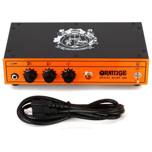  Orange Pedal Baby 100 - 100-watt Class A/B Power Amplifier with Rackmount Kit