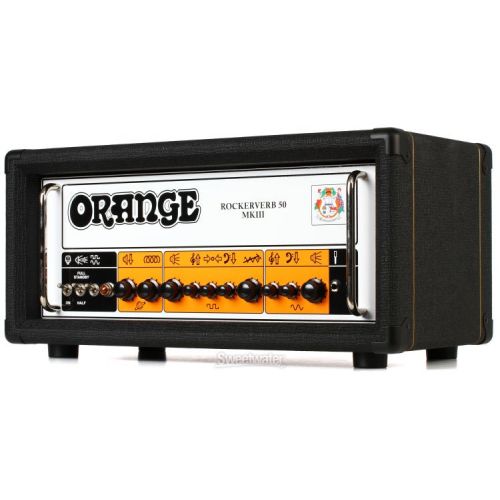  Orange Rockerverb 50 MKIII - 50-watt 2-channel Tube Head - Black