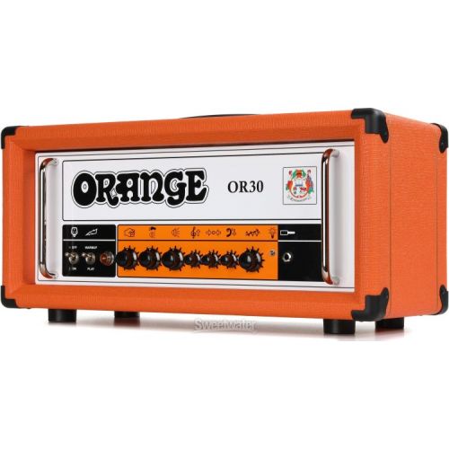  Orange OR30 30-watt 1-channel Tube Amplifier Head - Orange