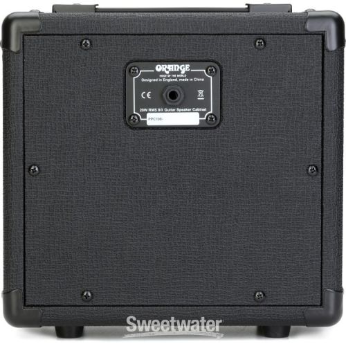  Orange PPC108 20-watt 1 x 8-inch Cabinet - Black Demo