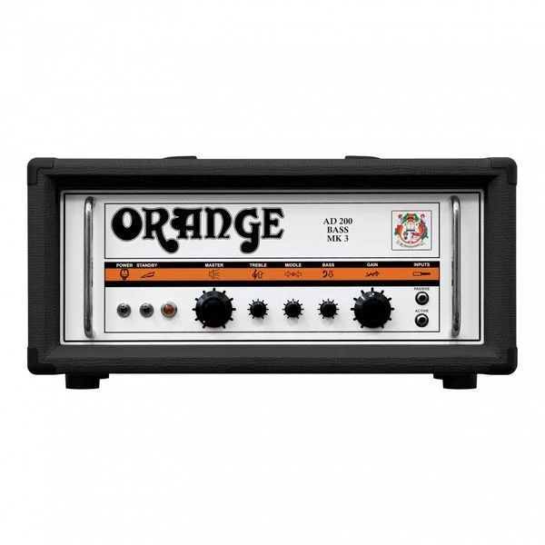  Orange AD200B MK 3 200-watt Bass Head - Black