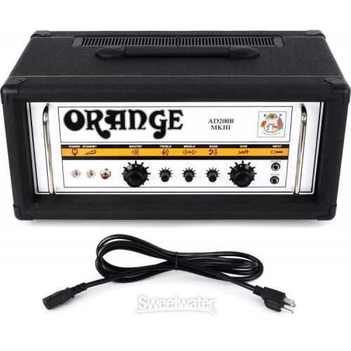  Orange AD200B MK 3 200-watt Bass Head with Cover - Black