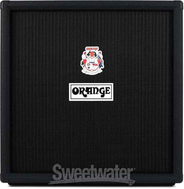  Orange OBC410 4 x 10-inch 600-watt Bass Cabinet with Horn 8-ohm - Black