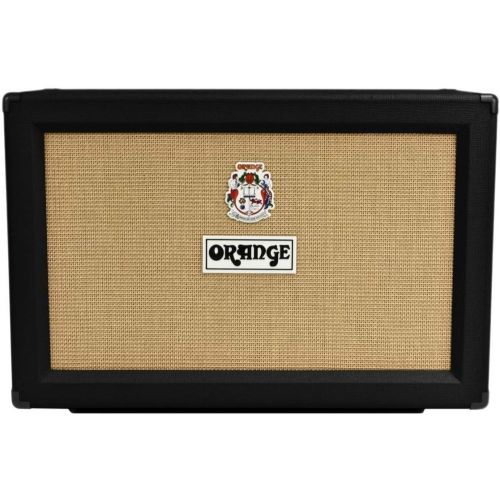  Orange 2x12 Cabinet Celestion V30 16 Ohm Black