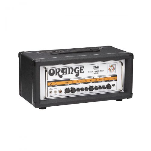  Orange Amplifiers},description:The Orange Rockerverb RK100H MKII 100W DIVO fitted tube guitar amp head is an all tube, channel-switching amplifier with an ultra-transparent effects