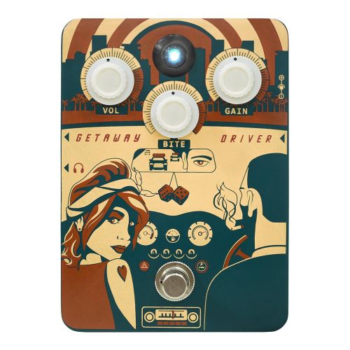  Orange Amps Orange Getaway Driver 70s Amp-In-A-Box Overdrive Guitar Effects Pedal