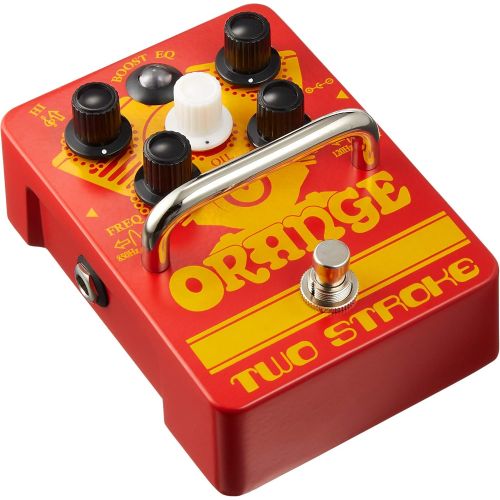  Orange Amps Orange Two Stroke Active Dual-Parametric EQ/Boost Guitar Effects Pedal