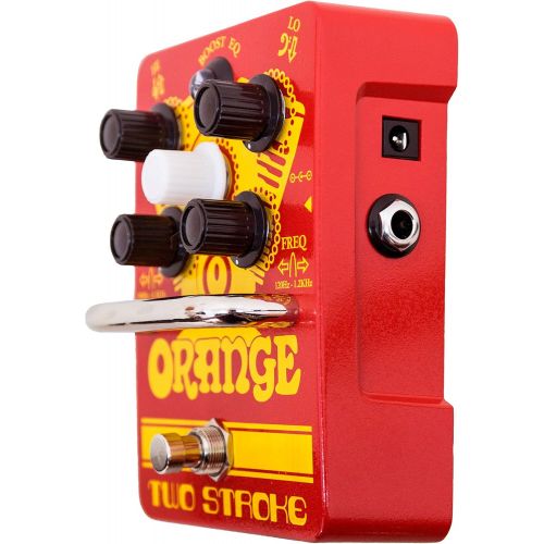  Orange Amps Orange Two Stroke Active Dual-Parametric EQ/Boost Guitar Effects Pedal