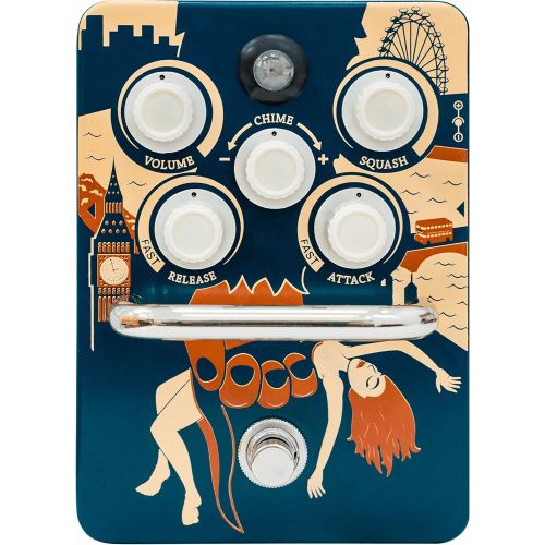  Orange Amps Orange Kongpressor Analogue Class A Compression Guitar Effects Pedal