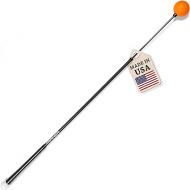 Orange Whip Golf Swing Trainer Aid Patented & Made in USA for Improved Rhythm, Flexibility, Balance, Tempo, and Strength *American Made*