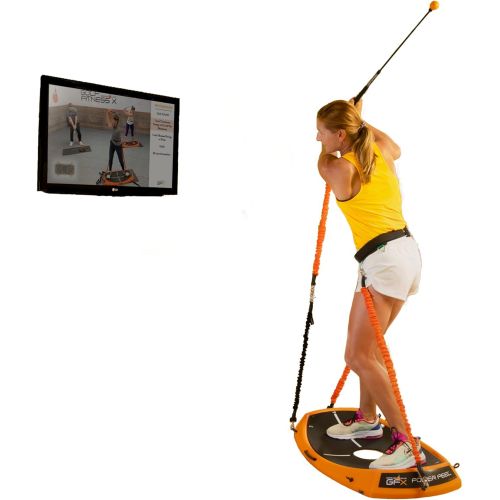  Orange Whip GFX Power Peel Package - Golf Swing Training Kit with Orange Peel, Lightspeed Trainer, Resistance Bands, Band Connection Points and Yoga Mat
