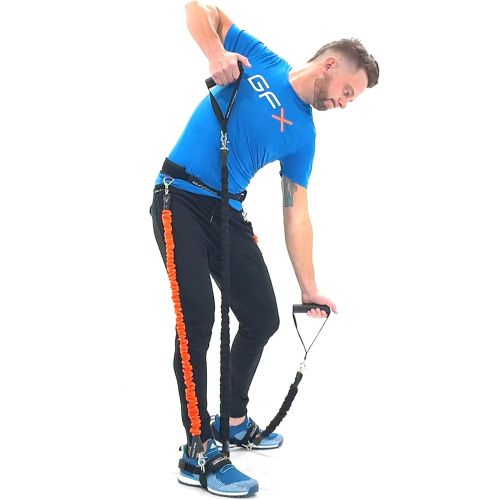  Orange Whip GFX Resistance Band Kit - Golf Swing Training Kit - for use with Orange Peel