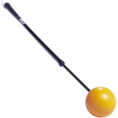  [아마존베스트]Orange Whip Full-Sized Golf Swing Trainer Aid - for Improved Rhythm, Flexibility, Balance, Tempo, and Strength - 47”