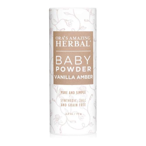  Oras Amazing Herbal Natural Baby Powder, Talc Free Baby Powder, Baby Skin Care, Gentle Vanilla Amber, Corn Free Baby Powder, Grain Free, Gluten Free Baby Powder, Ora’s Amazing Herbal, Made in USA Baby