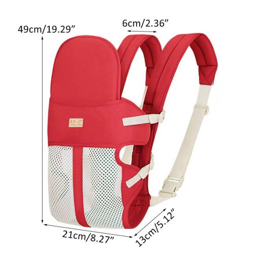  Oraunent Baby Carrier Baby Mesh Hip Seat Carrier for Infant Newborn Toddler #2