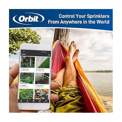  Orbit 57915 B-hyve Smart Hose Watering Timer with Wi-Fi Hub