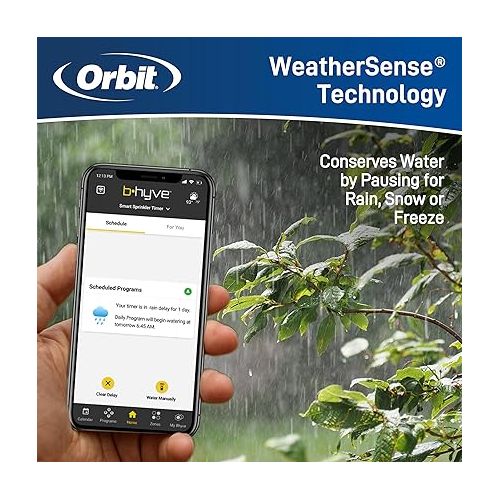  Orbit 57915 B-hyve Smart Hose Watering Timer with Wi-Fi Hub