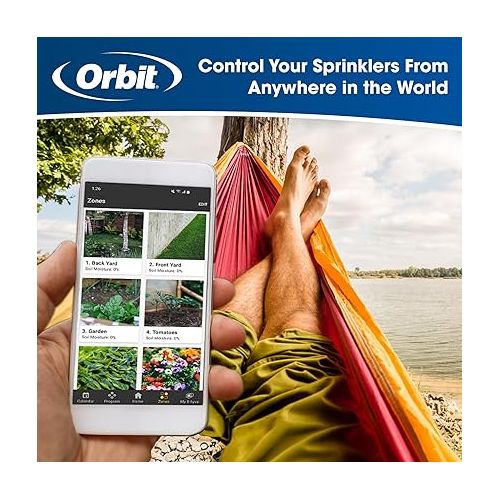  Orbit 57995 B-hyve XR Smart 16-Zone Indoor/Outdoor Sprinkler Controller, Compatible with Alexa