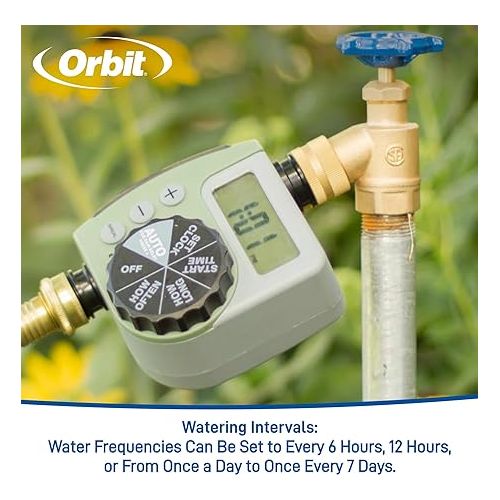  Orbit 62056 One Outlet Single-Dial Hose Faucet Timer
