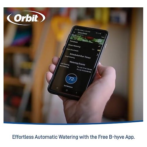  Orbit 24639 B-hyve XD 4-Port Smart Hose Watering Timer with Wi-Fi Hub