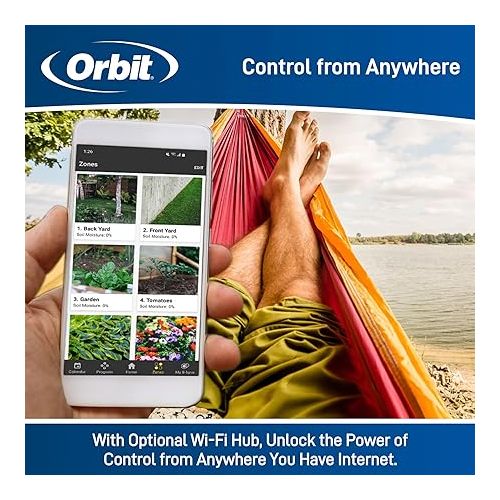 Orbit 24639 B-hyve XD 4-Port Smart Hose Watering Timer with Wi-Fi Hub