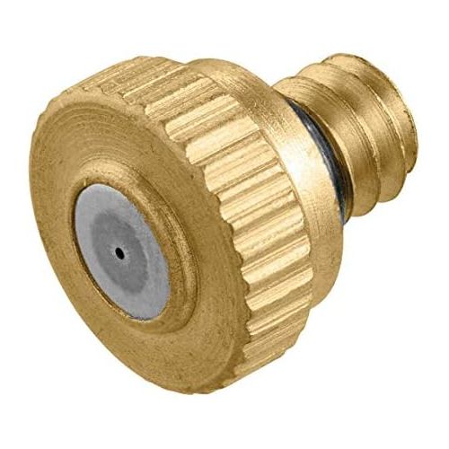  Orbit Mister Nozzles - 10 Pack (50 Misters) | Brass and Stainless Steel Outdoor Misting | Cool Your Patio with a Fine Water Mist Nozzle