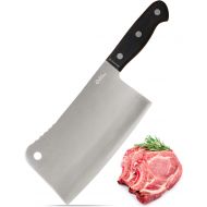 Orblue Premium Meat Cleaver - Stainless Steel Chef Butcher Knife for Cooking - Professional 7-Inch Blade for Precision Cutting - Perfect for Home Kitchen or Restaurant