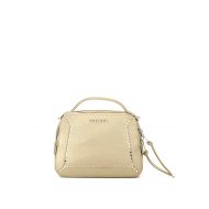 Orciani Studded gold leather cross body bag