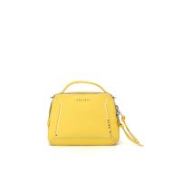 Orciani Studded yellow leather crossbody