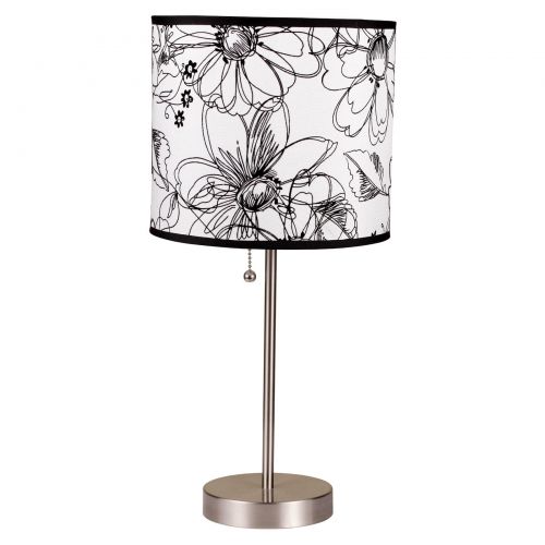  Ore International ORE International Floral Print 2-Piece Table Lamp