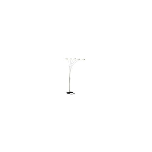  Ore International ORE International 5 Arms Arch Floor Lamp, Black