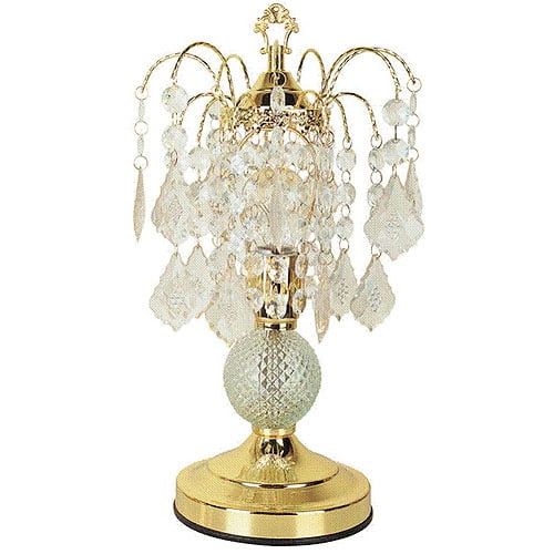  Ore International ORE International Glass Touch Accent Lamp, Gold