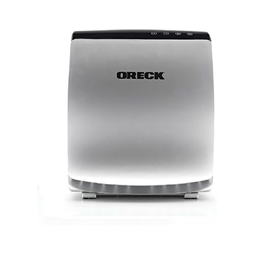  Oreck AirVantage 1 True HEPA, Charcoal Air Purifier and Allergen Remover For Small To Medium Sized Room (Silver)