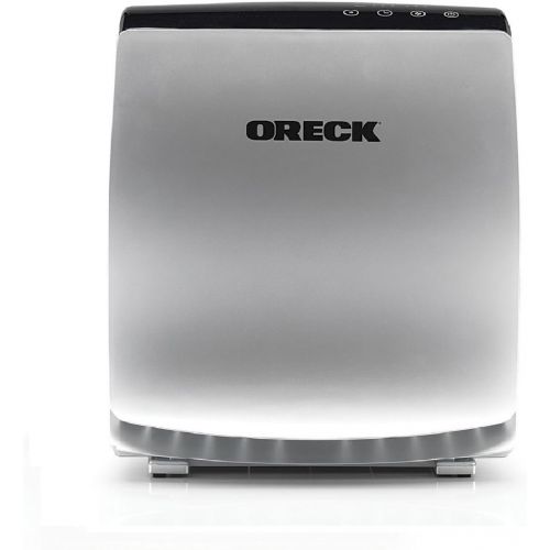  Oreck AirVantage 1 True HEPA, Charcoal Air Purifier and Allergen Remover For Small To Medium Sized Room (Silver)