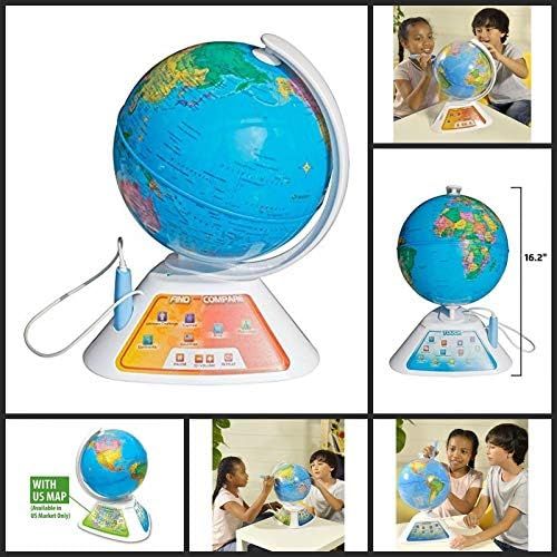  [아마존베스트]Oregon Scientific Smart Globe Discovery Educational World Geography Kids - Learning Toy