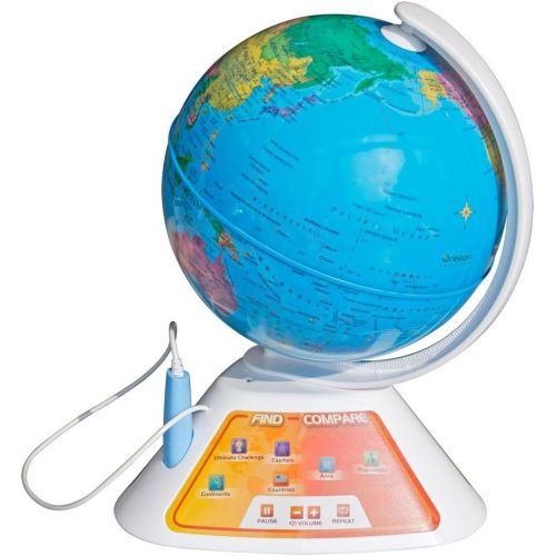  [아마존베스트]Oregon Scientific Smart Globe Discovery Educational World Geography Kids - Learning Toy