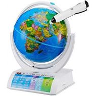 [아마존베스트]Oregon Scientific SG338R Smart Globe Explorer AR Educational World Geography Kids-Learning Toy Space Planet Science Earths Inner Core Bluetooth Pen