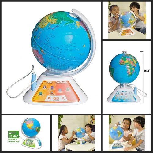  [아마존베스트]Oregon Scientific Smart Globe Discovery Educational World Geography Kids - Learning Toy