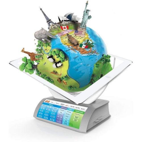  [아마존베스트]Oregon Scientific SG338R Smart Globe Explorer AR Educational World Geography Kids-Learning Toy Space Planet Science Earths Inner Core Bluetooth Pen