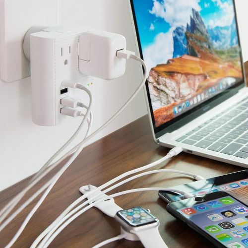  [아마존 핫딜]  [아마존핫딜]Orei Travel Adapter Power Strip by OREI, International Plug for Worldwide Wall Charger with 3 USB + 1 USB-C PD & 2 USA Input Charging Ports for Cell Phones, Laptop, Camera Chargers, CPA