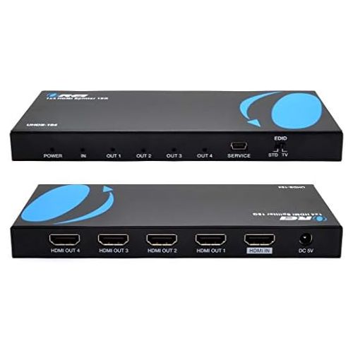  [아마존 핫딜] Orei UltraHD 4K @ 60 Hz 1 X 4 HDMI Splitter 1 in 4 Out 4 Port 4: 8-Bit - HDMI 2.0, HDCP 2.18 Gbps