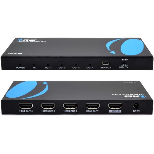  [아마존 핫딜] Orei UltraHD 4K @ 60 Hz 1 X 4 HDMI Splitter 1 in 4 Out 4 Port 4: 8-Bit - HDMI 2.0, HDCP 2.18 Gbps