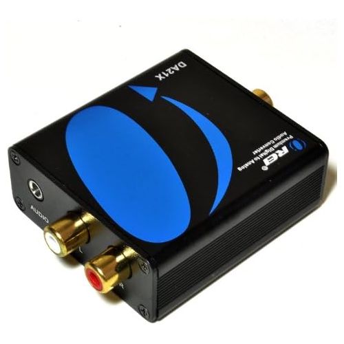  [아마존베스트]Orei DA21X Premium Optical SPDIF/Coaxial Digital to RCA L/R Analog Audio Converter with 3.5mm Jack Support Headphone/Speaker Outputs