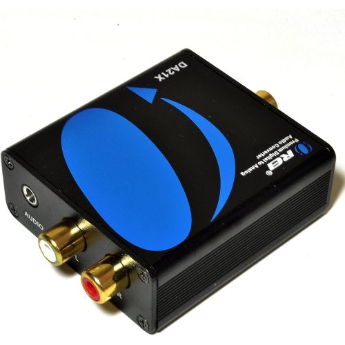  [아마존베스트]Orei DA21X Premium Optical SPDIF/Coaxial Digital to RCA L/R Analog Audio Converter with 3.5mm Jack Support Headphone/Speaker Outputs