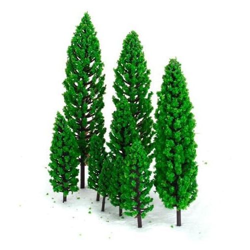  [아마존베스트]OrgMemory 29pcs Mixed Model Trees 1.5-6 inch(4 -16 cm), Ho Scale Trees, Diorama Supplies, Model Train Scenery, Fake Trees for Projects, Woodland Scenics with No Bases