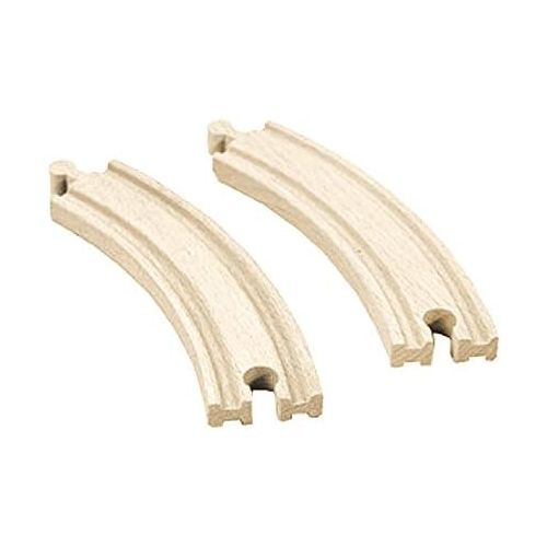  OrgMemory Wooden Train Tracks, Wooden Train Bridge, Suspension Bridge, Brick Bridge, Crossing Track, Curved Track and Wooden Stop Track Compatible with All Major Brands