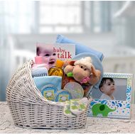 Organic Stores Welcome Baby Bassinet Gift Basket - For Baby Boy