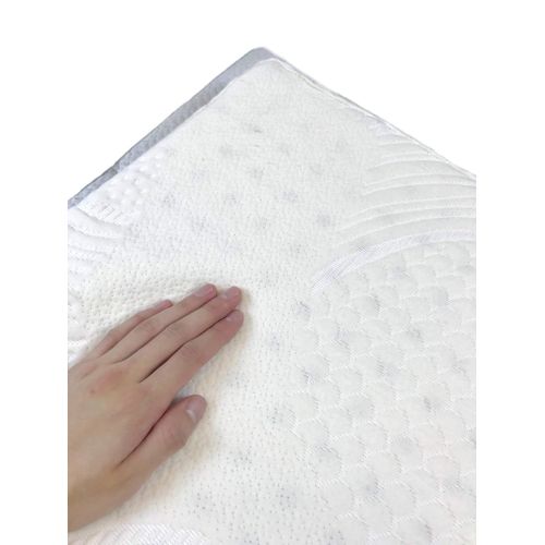  Organic Textiles LLC OrganicTextiles Crib/Toddler Natural Latex Mattress Topper 3, Organic Cotton Cover Included, Made Naturally Without Harmful Additives